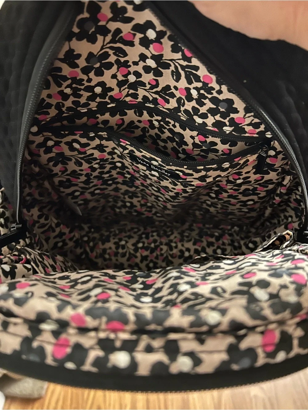 Vera Bradley quilted black
